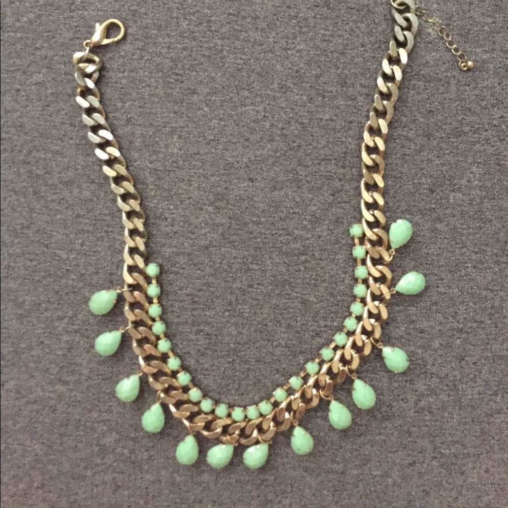 turquoise and gold necklace